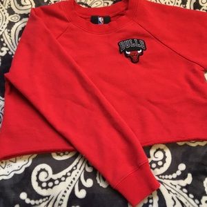 Chicago bulls crop sweatshirt